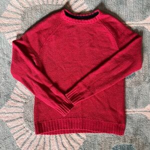 Old Navy Vintage Red Heather Crew Neck Sweater